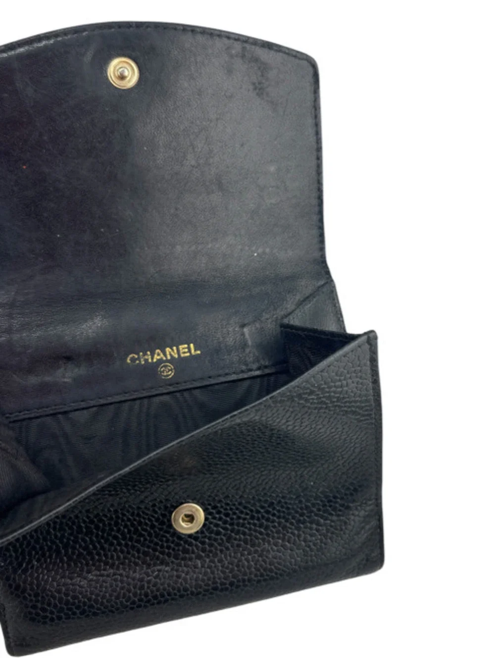 Chanel Caviar Timeless CC Compact Wallet